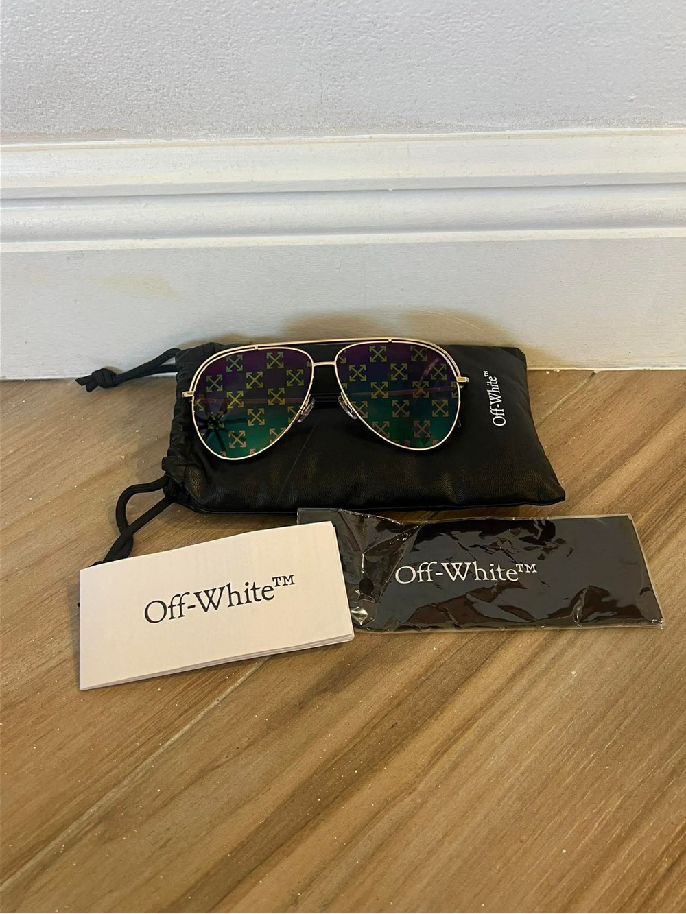 Off-White Aviator Sunglasses